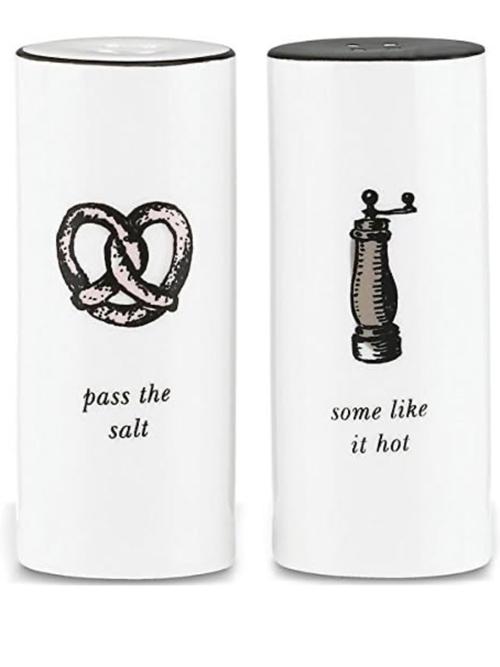 KATE SPADE Concord Square “Cause a Stir” Salt & Pepper Shaker Set by LENOX
